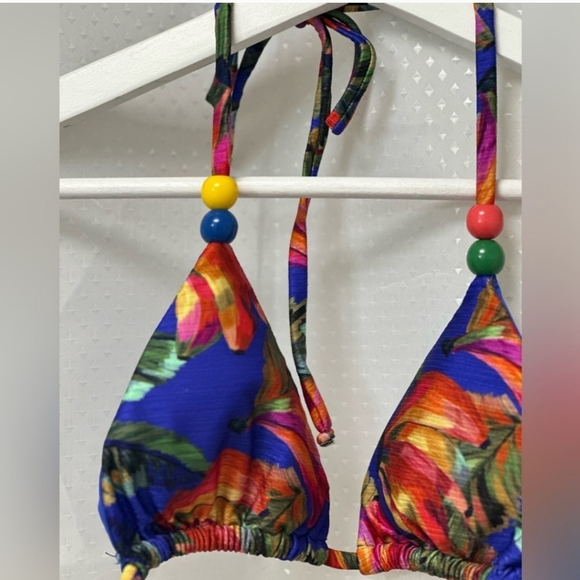 FARM Rio Bananamix String Bikini top Size Small NWT - Picture 4 of 12